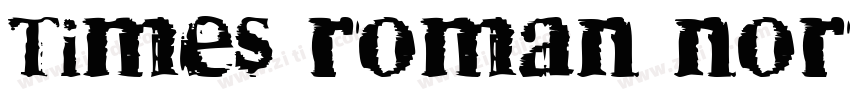 Times roman normon字体转换